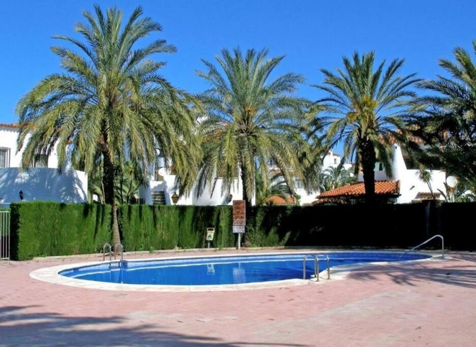 En Denia, Urbanizacion El Palmar Con Piscina, Toboganes Y Chiringuito Apartment ภายนอก รูปภาพ